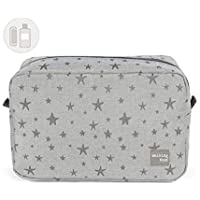 Walking Mum. Neceser de Bebé Inspiration. Bolso Organizador para Productos de Aseo e higiene del bebé. Tamaño Compacto…